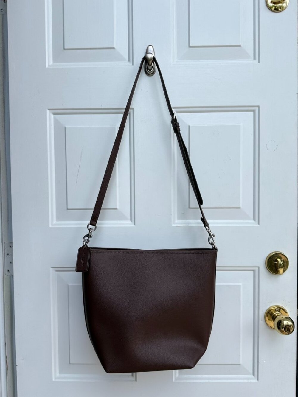 Coach Brown Leather Hobo Bag - Picture 11 of 11